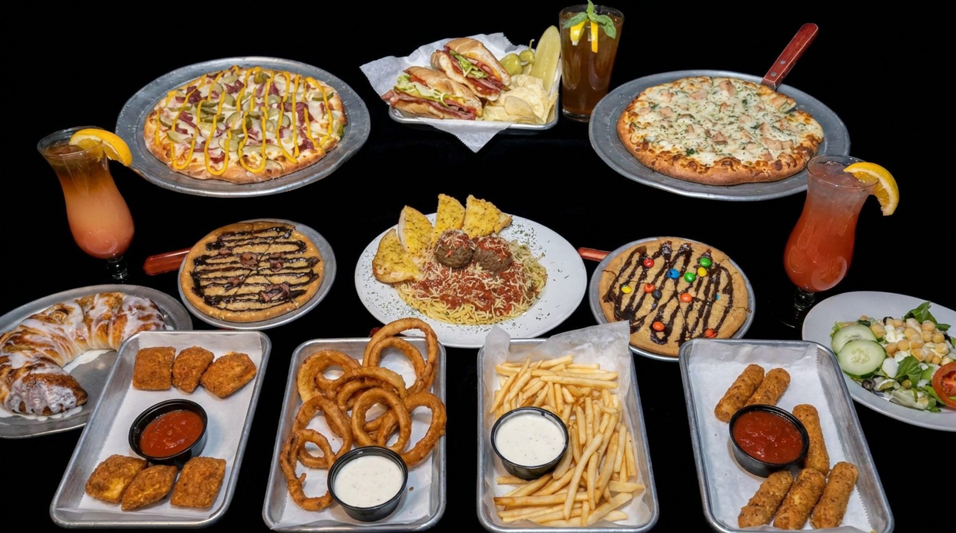 Full menu and bar for your guests