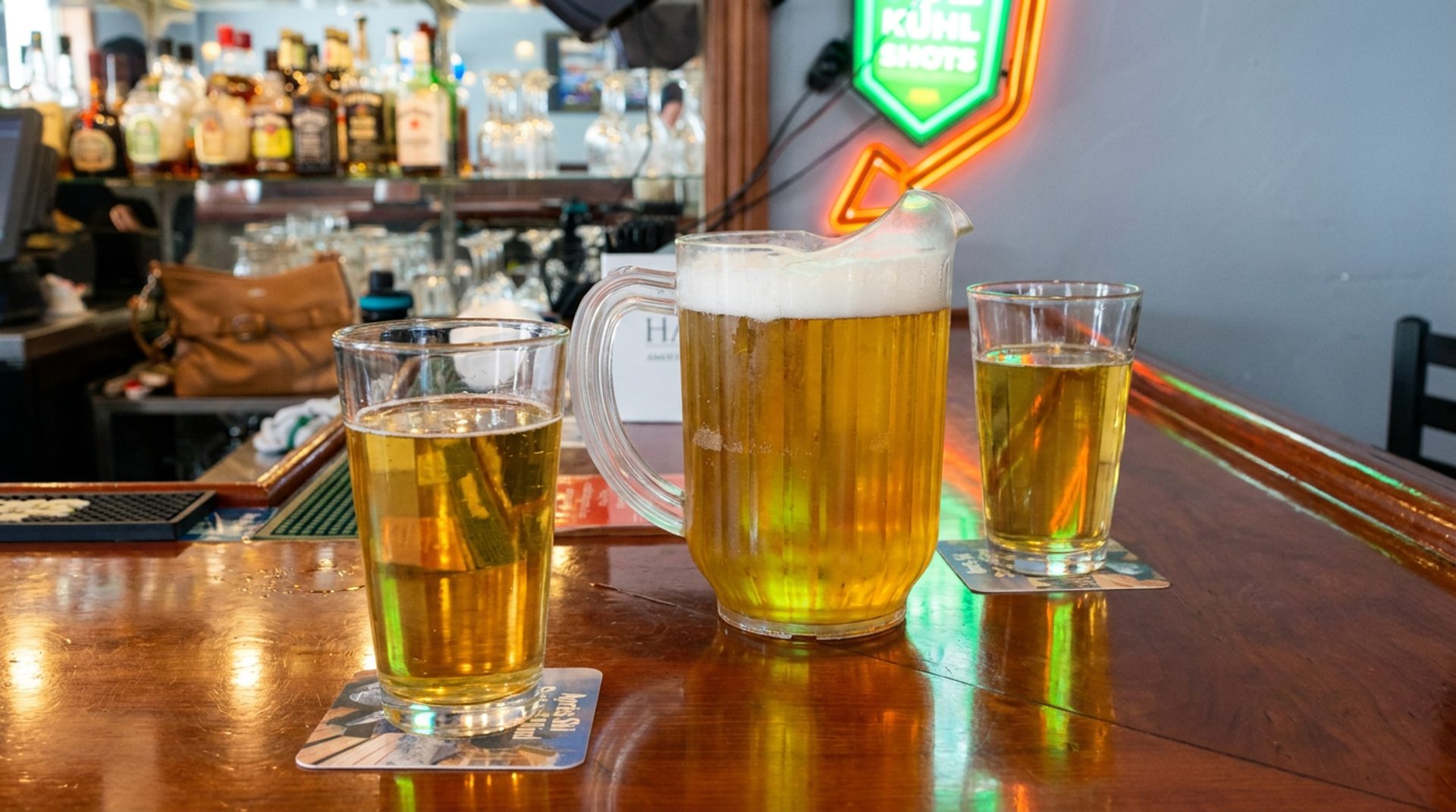 Full-service bar, dine-in only