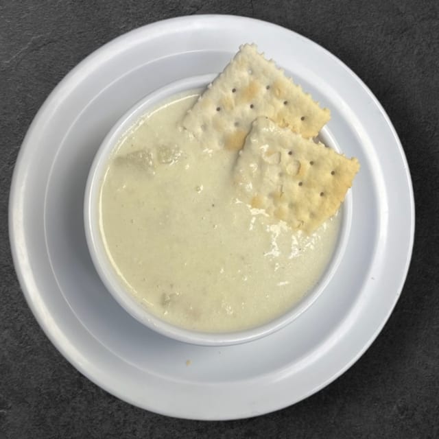 New England Clam Chowder.